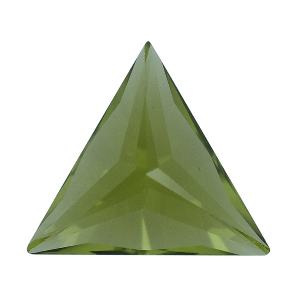 PERIDOT CUT (GREEN/CLEAN) TRIANGLE 6.00X6.00 MM 0.72 Cts.