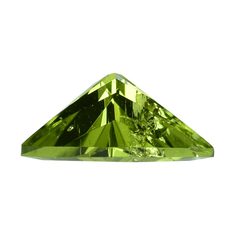 PERIDOT CUT (GREEN/CLEAN) TRIANGLE 10.50X10.50 MM 2.85 Cts.