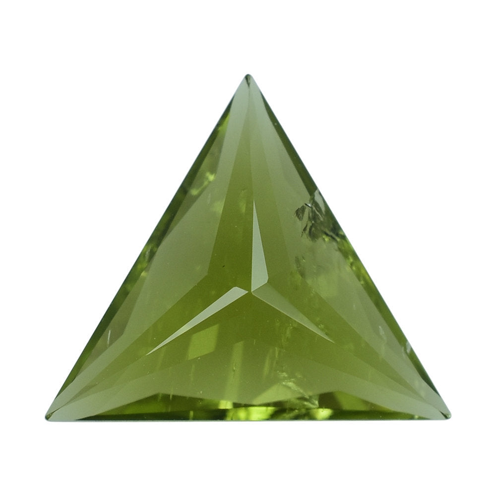 PERIDOT CUT (GREEN/CLEAN) TRIANGLE 10.50X10.50 MM 2.85 Cts.