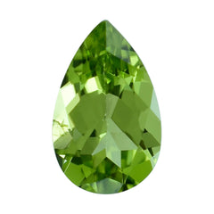 PERIDOT CUT (GREEN/CLEAN) PEAR 8.00X5.00 MM 0.80 Cts.