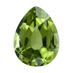 PERIDOT STEP CUT (GREEN/CLEAN) PEAR 8.00X6.00 MM 1.20 Cts.