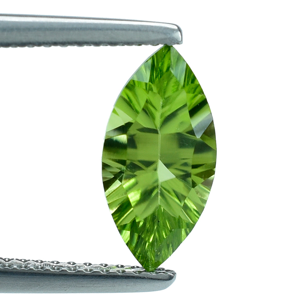 PERIDOT CONCAVE CUT (GREEN/CLEAN) MARQUISE 12.00X6.00 MM 1.72 Cts.