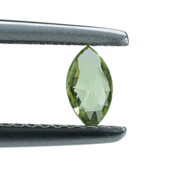 PERIDOT ROSE CUT BRIOLETTE (GREEN/CLEAN) MARQUISE 5.50X3.00 MM 0.28 Cts.