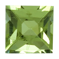 PERIDOT CHECKER CUT SQUARE 4.50MM 0.55 Cts.