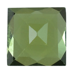 PERIDOT CHECKER CUT SQUARE 4.50MM 0.55 Cts.