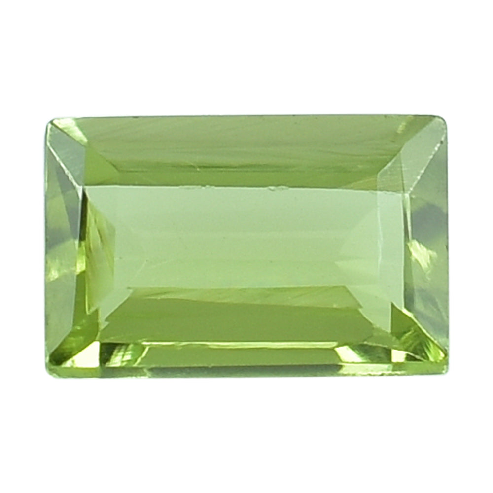 PERIDOT CUT BAGUETTE (SI) 6X4MM 0.65 Cts.