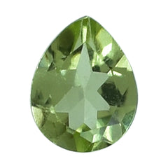 PERIDOT CUT PEAR 4X3MM (SI) 0.17 Cts.
