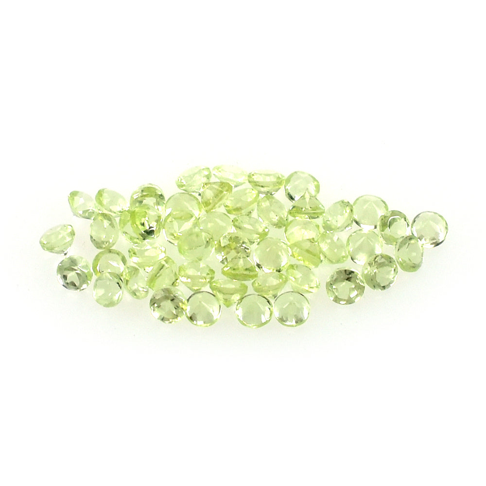 PERIDOT CUT ROUND 1.20MM (CLEAN) 0.01 Cts.
