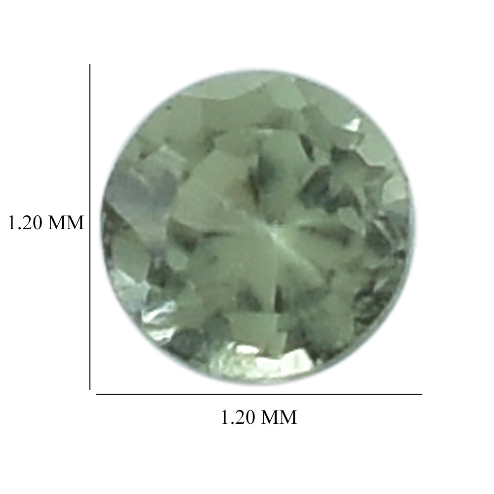 PERIDOT CUT ROUND 1.20MM (CLEAN) 0.01 Cts.