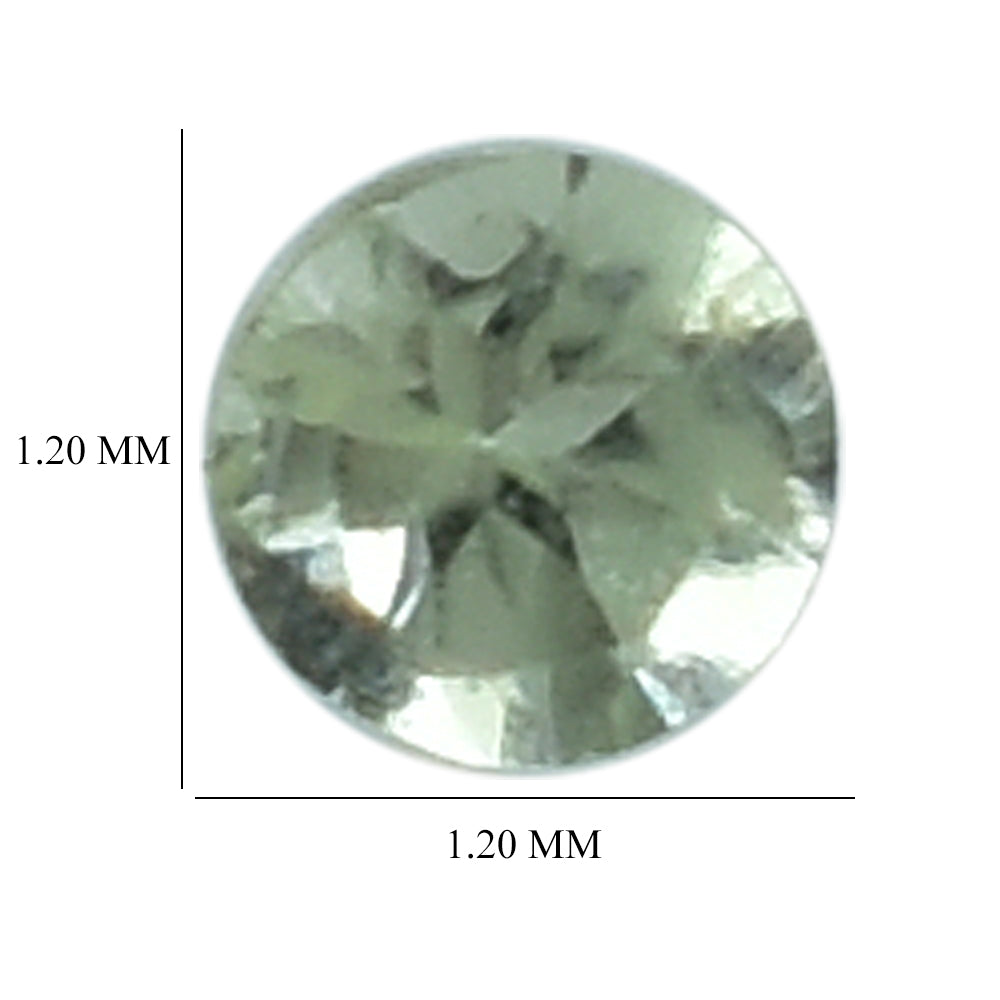 PERIDOT CUT ROUND (SI) 1.00MM 0.01 Cts.