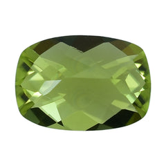 PERIDOT CHECKER CUT CUSHION (SI) 6.50X4.50MM 0.58 Cts.