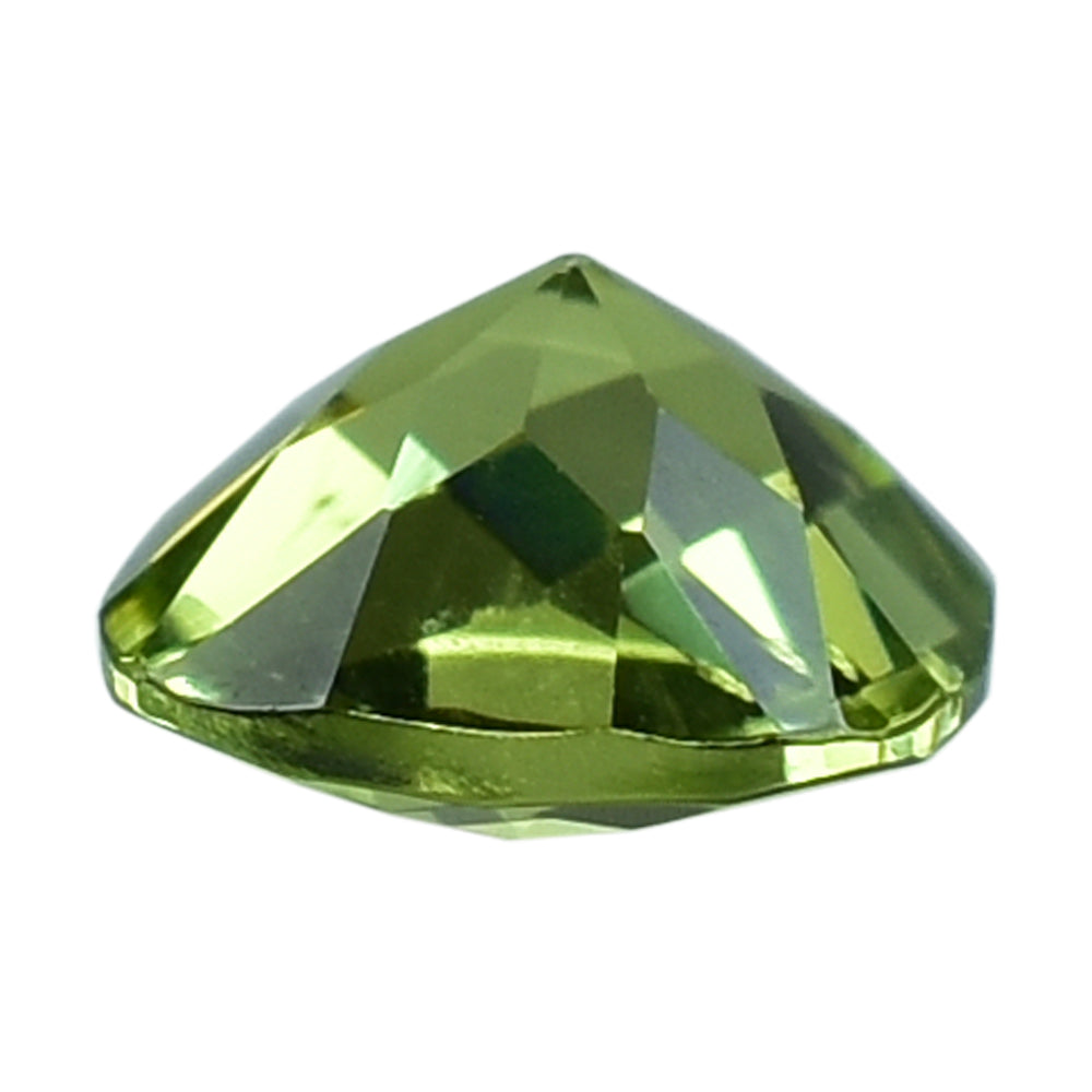 PERIDOT CHECKER CUT CUSHION (SI) 5.00MM 0.54 Cts.