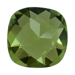 PERIDOT CHECKER CUT CUSHION (SI) 5.00MM 0.54 Cts.