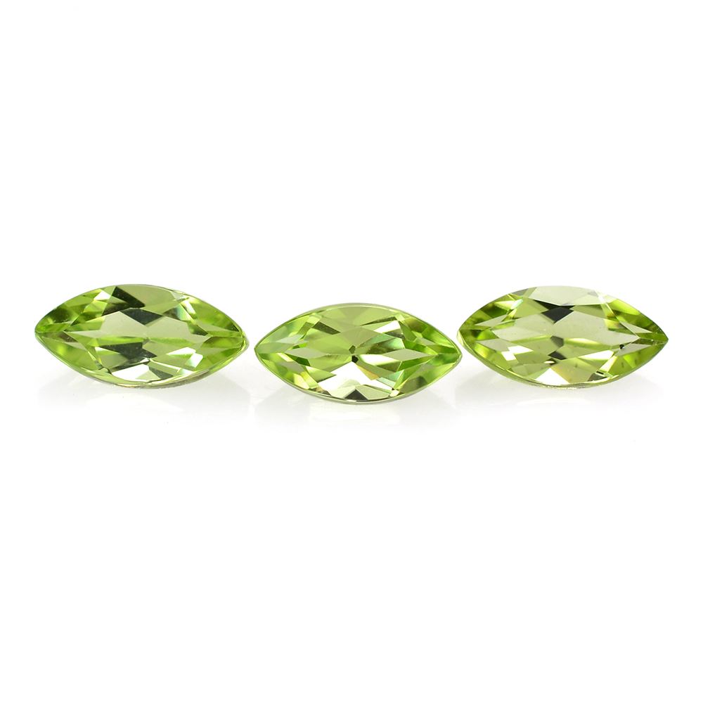 PERIDOT CUT MARQUISE (TOP) 7X3.50MM 0.40 Cts.