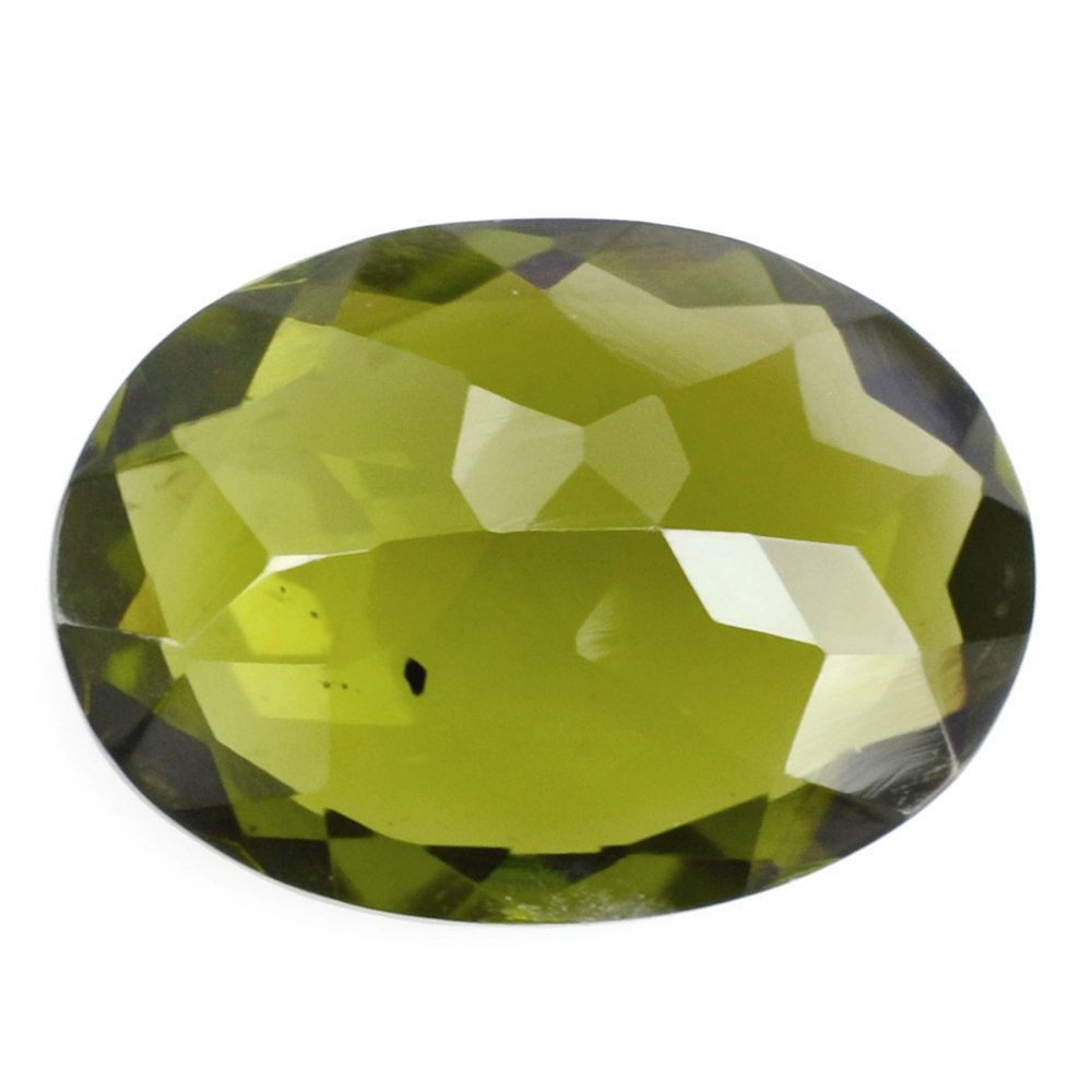 PERIDOT CUT OVAL (OILY) 14X10MM 5 Cts.