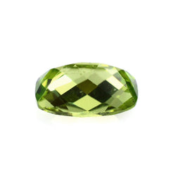 PERIDOT CHECKER CUT CUSHION (1ST) 7X5MM 0.98 Cts.