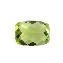 PERIDOT CHECKER CUT CUSHION (1ST) 7X5MM 0.98 Cts.
