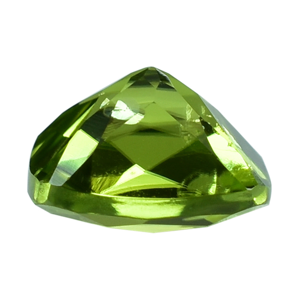 PERIDOT CHECKER CUT (HI) CUSHION 9MM 3.45 Cts.