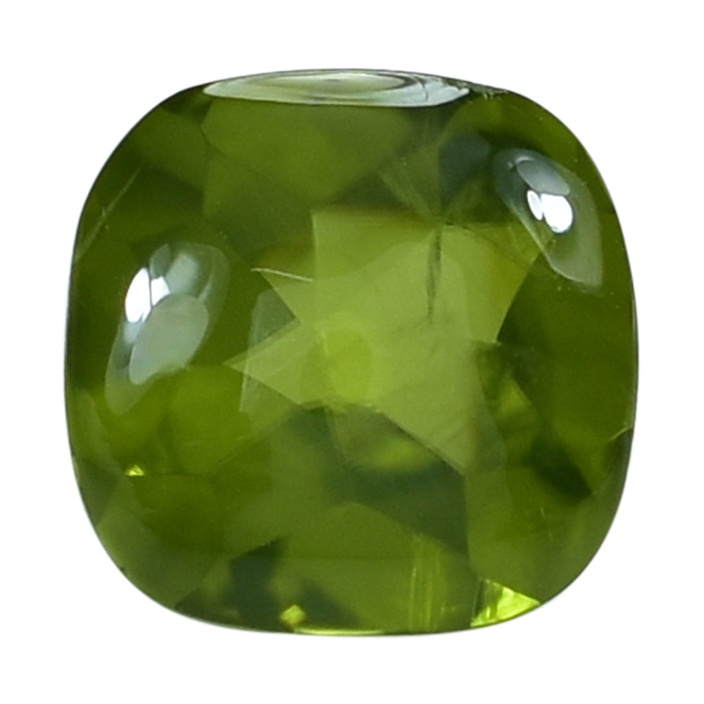 PERIDOT BUFFTOP CUSHION (OILY) 8MM 2.38 Cts.