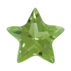 PERIDOT CUT STAR (CLEAN ) 4MM (THICKNESS:-2.60-3.00MM) 0.24 Cts.