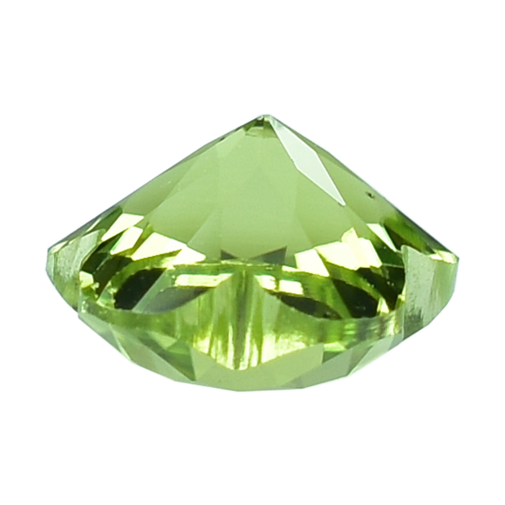 PERIDOT CUT FLOWER 5 LEAF (CLEAN ) 6MM (THICKNESS:-3.60-4.00MM) 0.98 Cts.