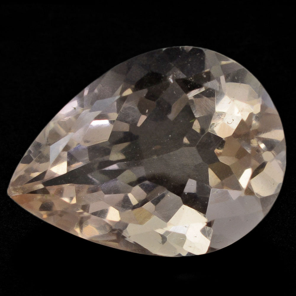 PEACH FLUORITE CUT PEAR 19X14MM 14.5 Cts.