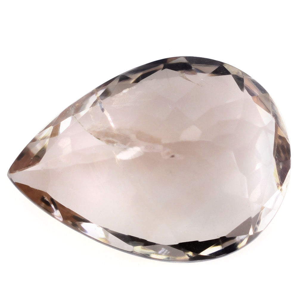 PEACH FLUORITE CUT PEAR 19X14MM 14.85 Cts.
