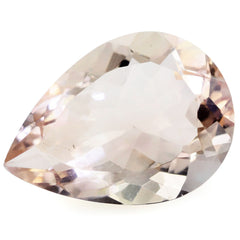 PEACH FLUORITE CUT PEAR 18X13MM 10.90 Cts.