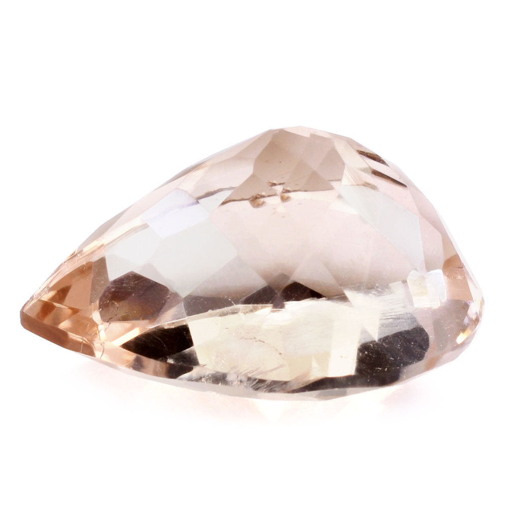 PEACH FLUORITE CUT PEAR 20.30X15.30MM 20.40 Cts.