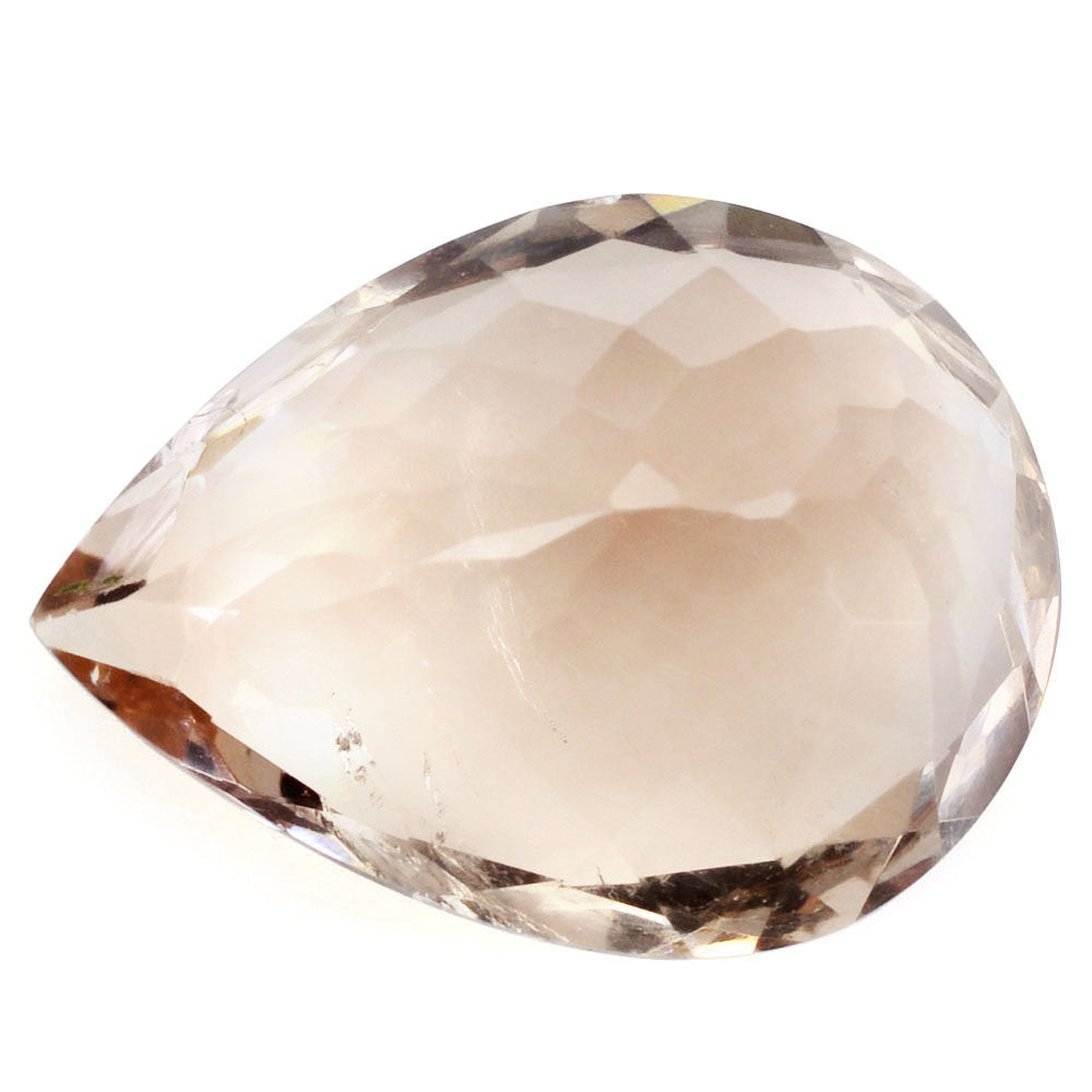 PEACH FLUORITE CUT PEAR 20.30X15.30MM 20.40 Cts.