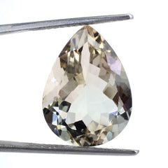 PEACH FLUORITE CUT PEAR 20X15MM 17.25 Cts.