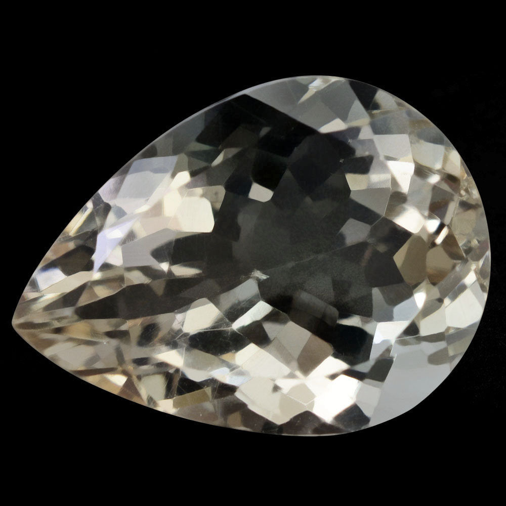 PEACH FLUORITE CUT PEAR 20X15MM 17.25 Cts.