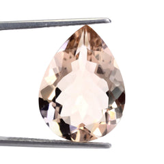PEACH FLUORITE CUT PEAR 20X15MM 15.95 Cts.
