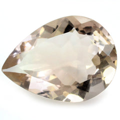 PEACH FLUORITE CUT PEAR 20X15MM 15.20 Cts.