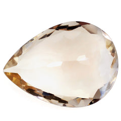 PEACH FLUORITE CUT PEAR 20X15MM 15.20 Cts.