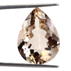 PEACH FLUORITE CUT PEAR 20X15MM 19.05 Cts.