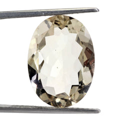 PEACH FLUORITE CUT OVAL 18.50X13.50MM 12.95 Cts.