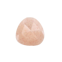 PEACH MOONSTONE ROSE CUT TRILLION CAB 4MM 0.22 Cts.
