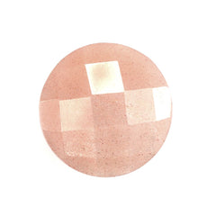 PEACH MOONSTONE BRIOLETTE ROUND 12MM 5.60 Cts.