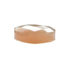 PEACH MOONSTONE CHECKER CUT BRIOLETTE CUSHION (MEDIUM)(CLEAN) 14.00X12.00 MM 7.47 Cts.