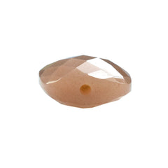 PEACH MOONSTONE CHECKER CUT BRIOLETTE CUSHION (MEDIUM)(CLEAN) 14.00X12.00 MM 7.47 Cts.