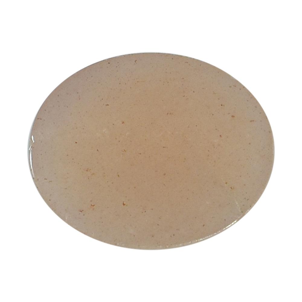 PEACH MOONSTONE PLAIN CAB OVAL CLEAN 10.00X8.00 MM 2.54 Cts.