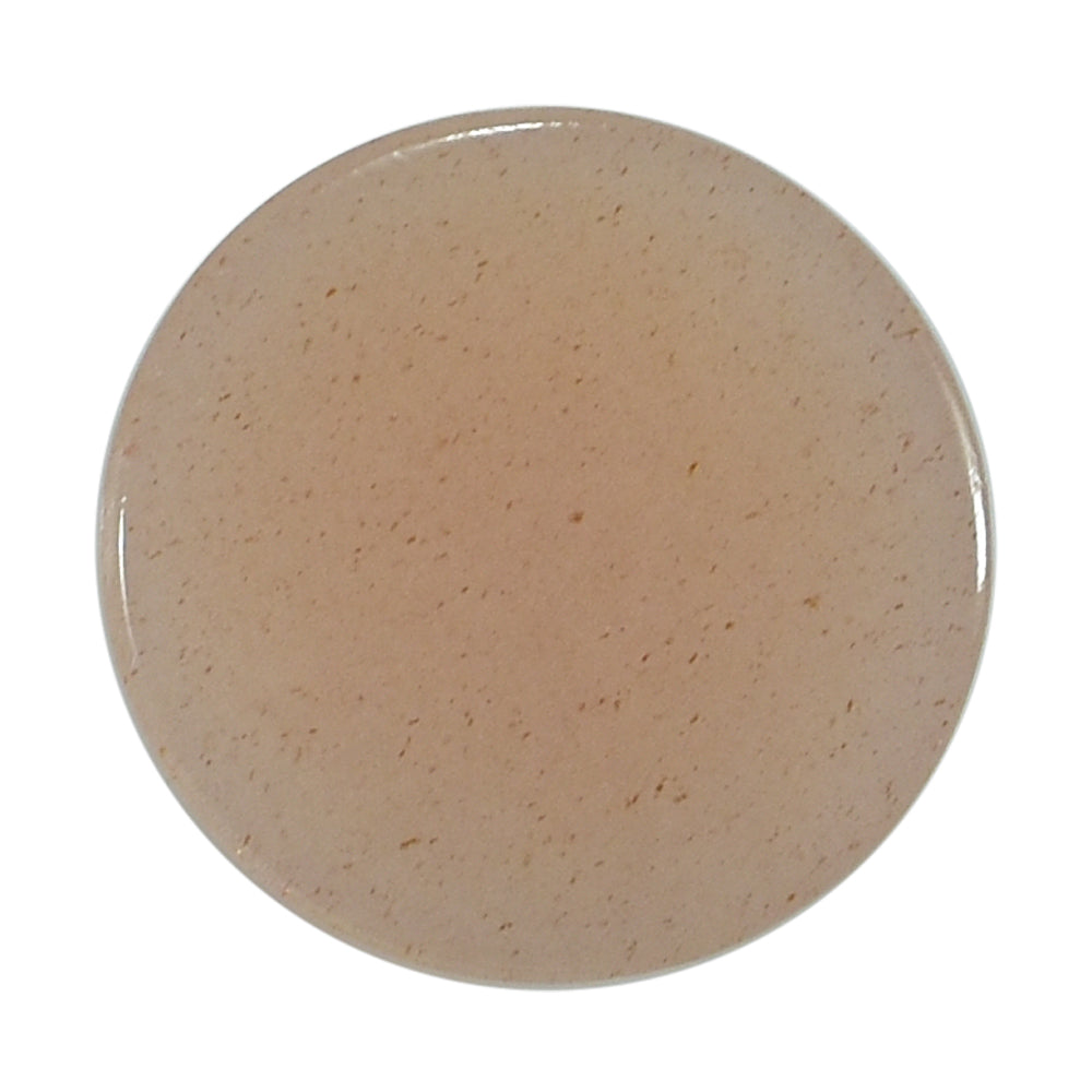 PEACH MOONSTONE PLAIN CAB ROUND CLEAN 10.00X10.00 MM 3.84 Cts.