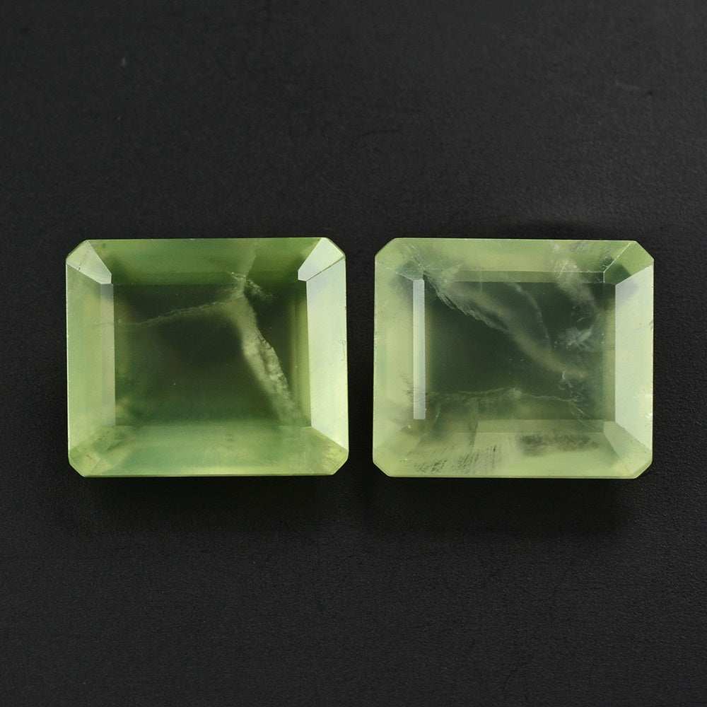 PREHNITE CUT OCTAGON 14X12MM 9.68 Cts.