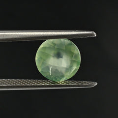 PREHNITE CHECKER CUT ROUND 8MM 1.84 Cts.