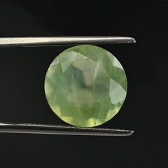 PREHNITE CUT ROUND 13MM 7.66 Cts.
