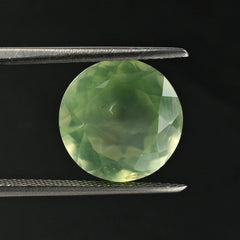 PREHNITE CUT ROUND 12MM 6.13 Cts.