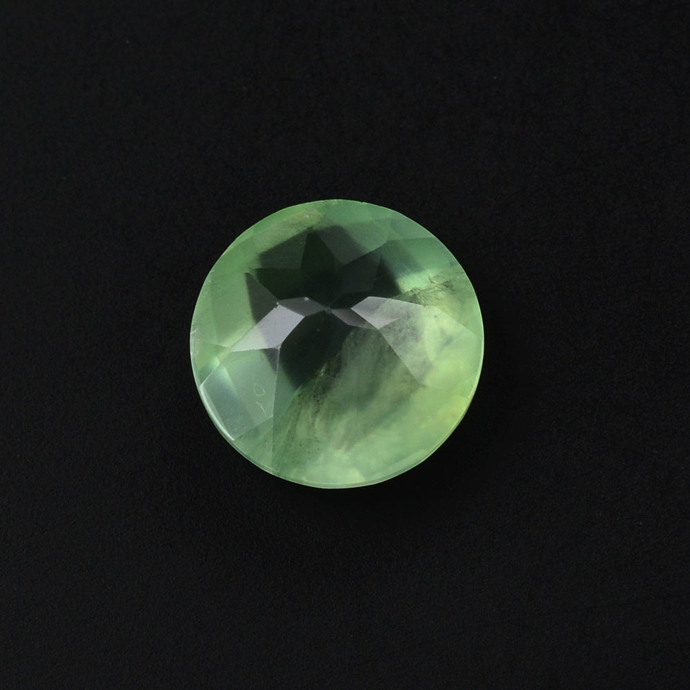PREHNITE CHECKER CUT ROUND 10MM 3.60 Cts.