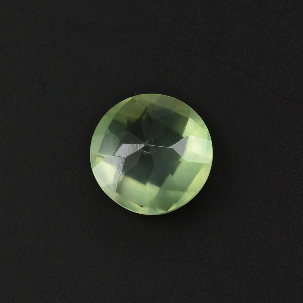 PREHNITE CHECKER CUT ROUND 8MM 1.89 Cts.