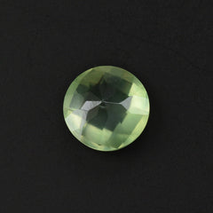 PREHNITE CHECKER CUT ROUND 8MM 1.89 Cts.